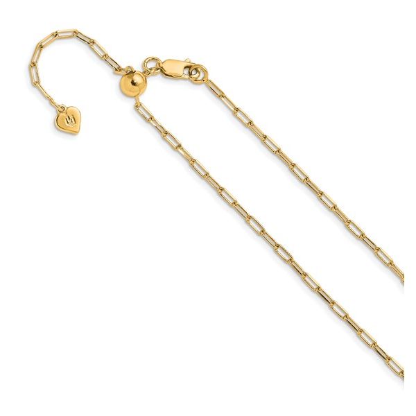 Gold Plated Paperclip Chain Necklace | Sterling Silver | Barnes Jewelers Goldsboro NC Barnes Jewelers Goldsboro, NC