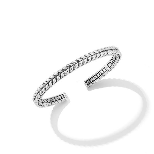 JAI Basket Weave Cuff Bracelet | Sterling Silver | Barnes Jewelers Goldsboro NC Barnes Jewelers Goldsboro, NC