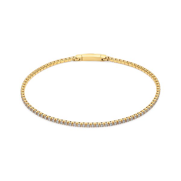 Sif Jakobs “Ellera” CZ Tennis Bracelet | 18KT Gold Plated Sterling Silver | Barnes Jewelers Goldsboro NC Barnes Jewelers Goldsboro, NC