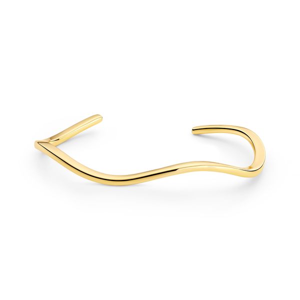 Sif Jakobs “Ellera” Waves Cuff Bracelet | 18KT Gold Plated Sterling Silver | Barnes Jewelers Goldsboro NC Barnes Jewelers Goldsboro, NC