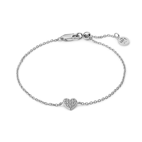 Sif Jakobs “Cuore” Pavé CZ Heart Bracelet | Sterling Silver | Barnes Jewelers Goldsboro NC Barnes Jewelers Goldsboro, NC