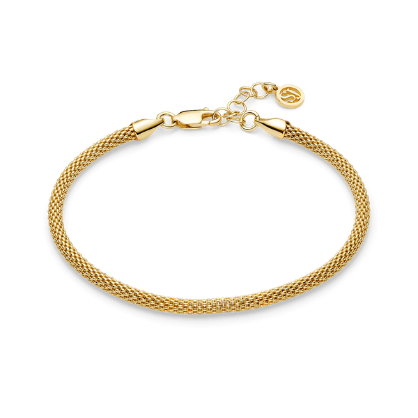 Sif Jakobs “Rete” Popcorn Style Chain Bracelet | 18KT Gold Plated Sterling Silver | Barnes Jewelers Goldsboro NC Barnes Jewelers Goldsboro, NC