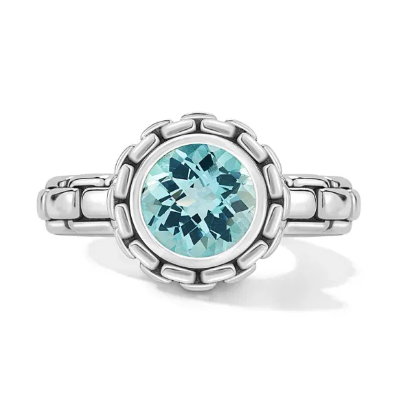 JAI Sky Blue Topaz Ring | Sterling Silver | Barnes Jewelers Goldsboro NC Barnes Jewelers Goldsboro, NC