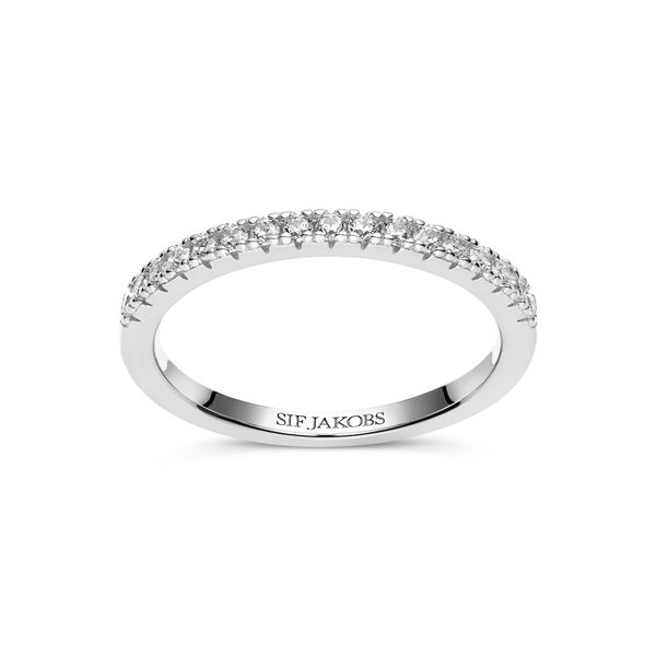 Sif Jakobs “Ellera” Prong Set CZ Stackable Band | Sterling Silver | Barnes Jewelers Goldsboro NC Barnes Jewelers Goldsboro, NC