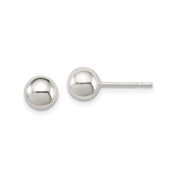 Ball Stud Earrings | Sterling Silver | Barnes Jewelers Goldsboro NC Barnes Jewelers Goldsboro, NC
