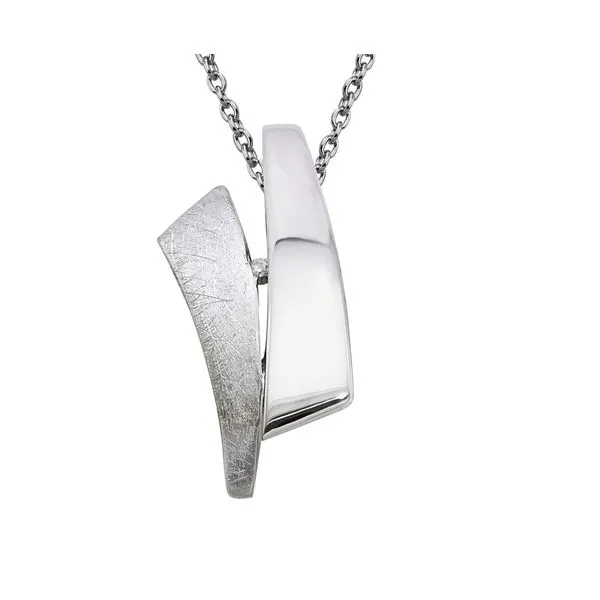 ITALGEM  Diamond Fashion Necklace, Sterling Silver, 0.005CT Round, 18