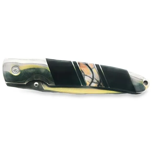 STONEWORKS  Woolly Mammoth Tusk Jewelry Collection Pocket Knife, Stainless Steel, 4