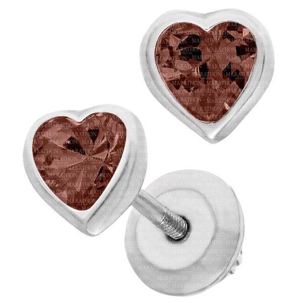 Children’s January Birthstone Heart Stud Earrings | Sterling Silver | Barnes Jewelers Goldsboro NC Barnes Jewelers Goldsboro, NC
