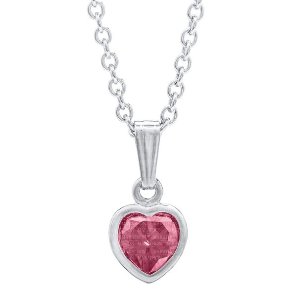 Children’s October Birthstone Heart Necklace | Barnes Jewelers, Goldsboro NC Barnes Jewelers Goldsboro, NC