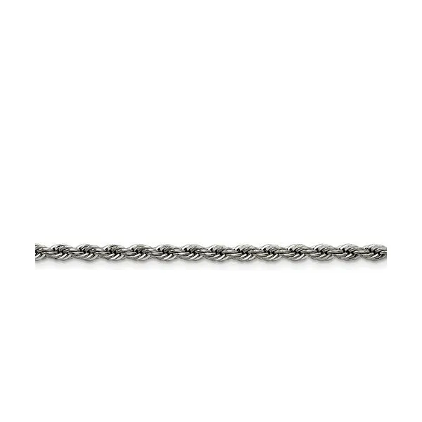 4MM Rope Chain in Stainless Steel, 20