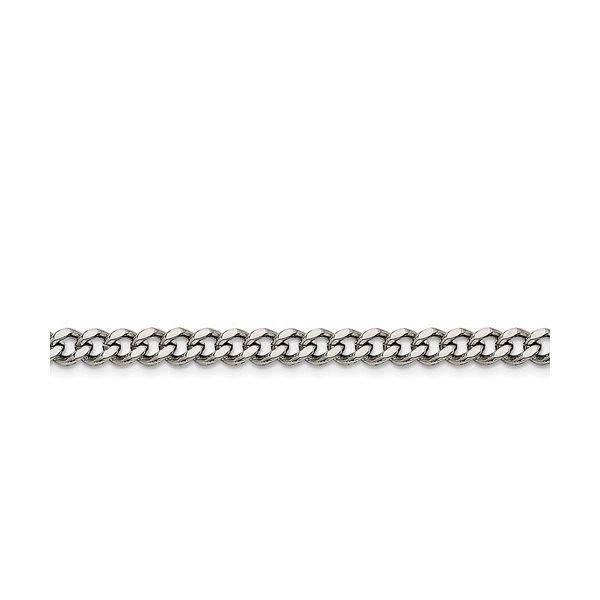 Stainless Steel 6.75mm Curb Chain Length 22