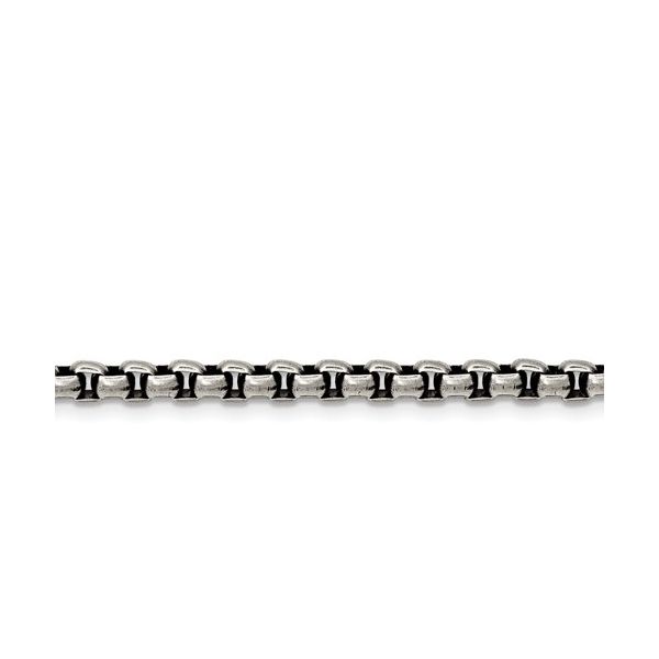 Round Box Chain Necklace | Stainless Steel | Barnes Jewelers Goldsboro NC Barnes Jewelers Goldsboro, NC