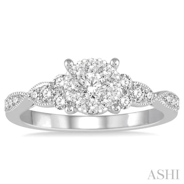 1/2 CTTW Lovebright Engagement Ring Barnett Jewelers Jacksonville, FL