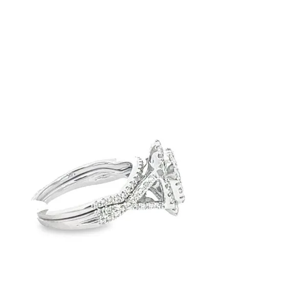 1 CTTW Oval Diamond Wedding Set Image 2 Barnett Jewelers Jacksonville, FL