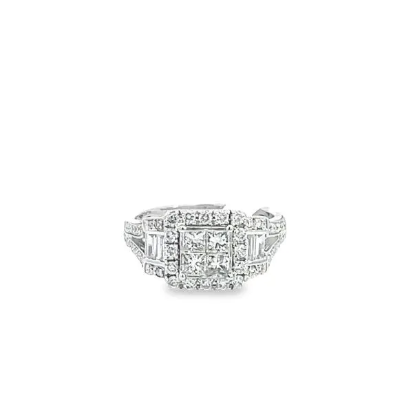 Lady's White 14 Karat Diamond Engagement Ring Barnett Jewelers Jacksonville, FL