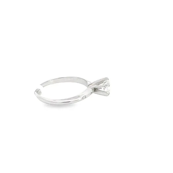 Estate .43CT Tiffany Style Solitaire Engagement Image 2 Barnett Jewelers Jacksonville, FL