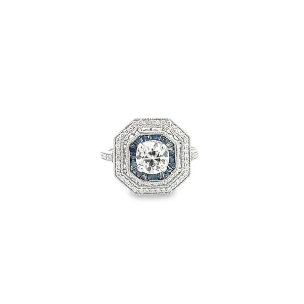 Diamond And Sapphire Ballerina Ring Barnett Jewelers Jacksonville, FL
