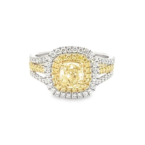 Yellow Diamond Engagement Ring Barnett Jewelers Jacksonville, FL