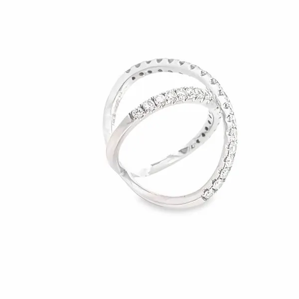 1.42 CTTW Diamond Criss Cross Ring Image 2 Barnett Jewelers Jacksonville, FL