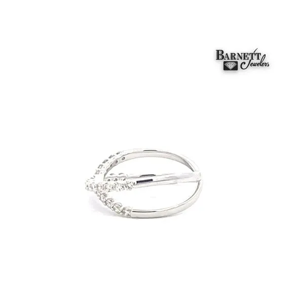 Diamond Criss Cross Ring Image 2 Barnett Jewelers Jacksonville, FL