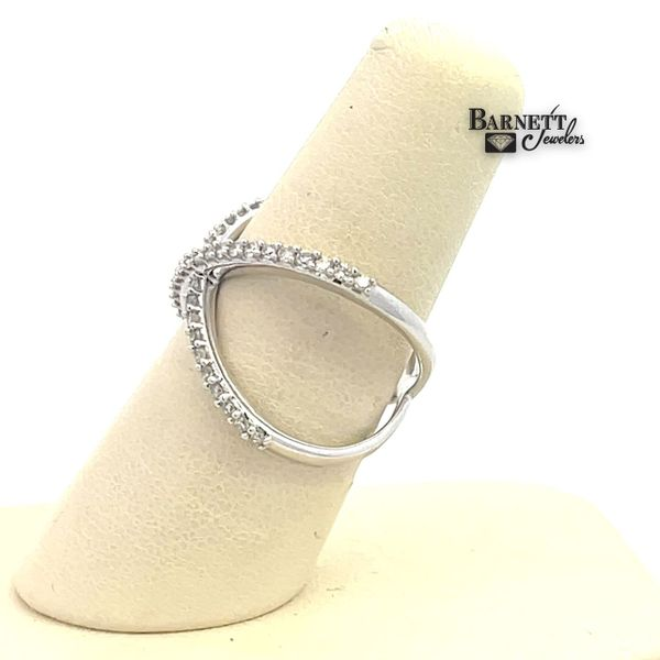 Diamond Criss Cross Ring Image 3 Barnett Jewelers Jacksonville, FL