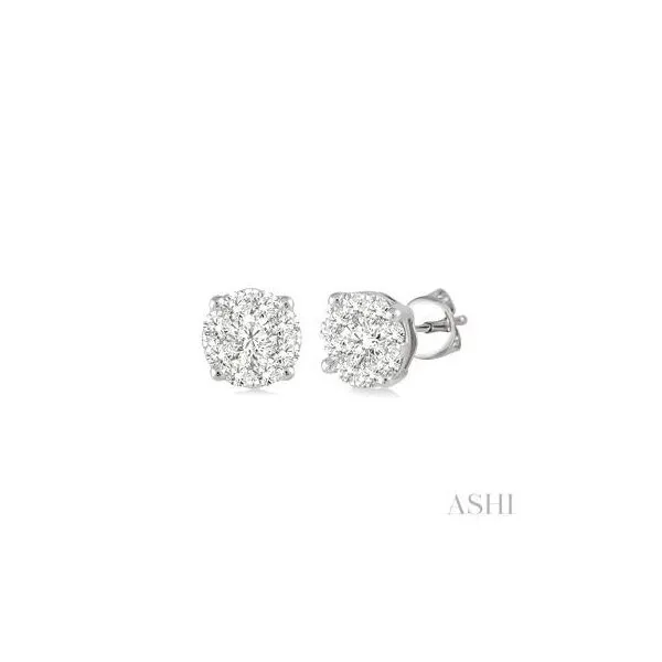 1/4 Carat Lovebright Round Diamond Stud Earrings Barnett Jewelers Jacksonville, FL
