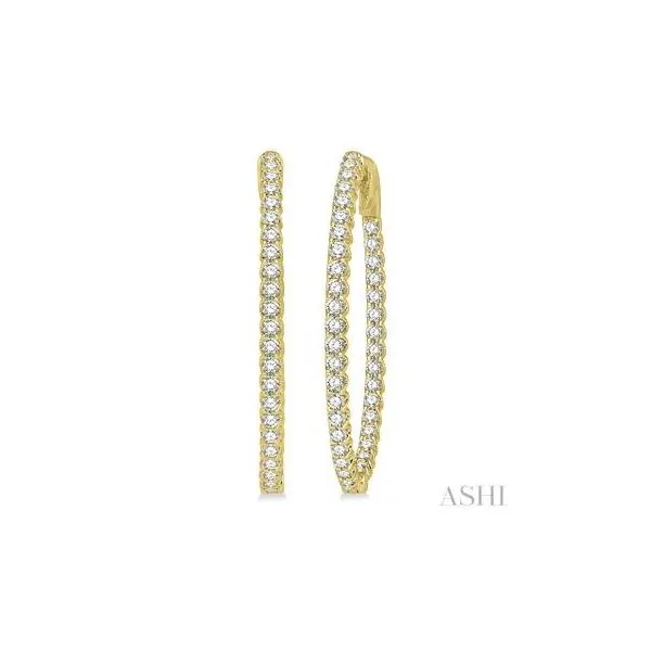 1.50 CARAT DIAMOND HOOPS Barnett Jewelers Jacksonville, FL