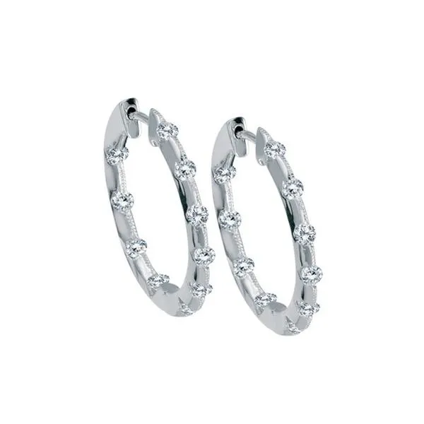 Diamond Hoops Barnett Jewelers Jacksonville, FL