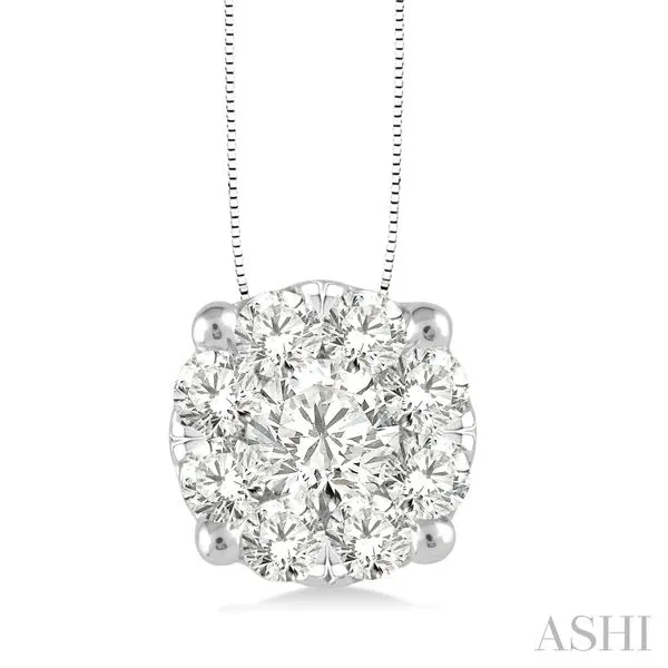 3/4 Carat Lovebright Diamond Pendant Barnett Jewelers Jacksonville, FL