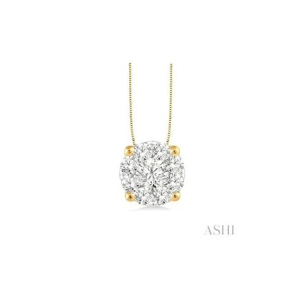 Half Carat Diamond Necklace Barnett Jewelers Jacksonville, FL