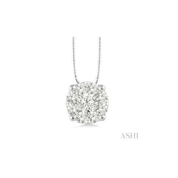 1/4 Carat Lovebright Round Diamond Pendant Barnett Jewelers Jacksonville, FL
