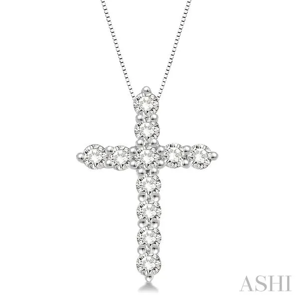 3/4 Carat Diamond Cross Pendant Barnett Jewelers Jacksonville, FL