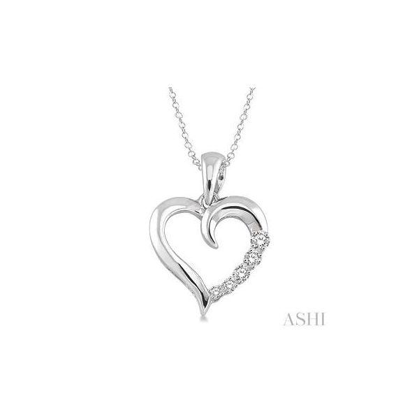 Diamond Heart Journey Necklace Barnett Jewelers Jacksonville, FL