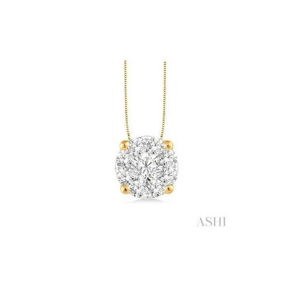 Half Carat Diamond Necklace Barnett Jewelers Jacksonville, FL