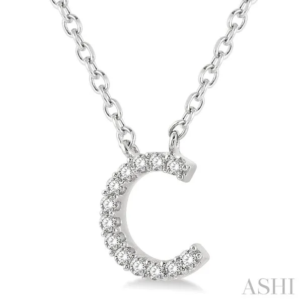 'C' Initial Diamond Pendant Barnett Jewelers Jacksonville, FL