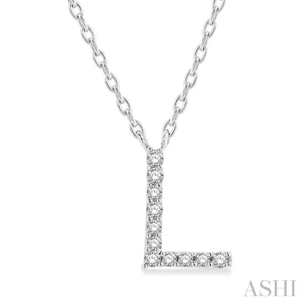 'L' Initial Diamond Pendant Barnett Jewelers Jacksonville, FL