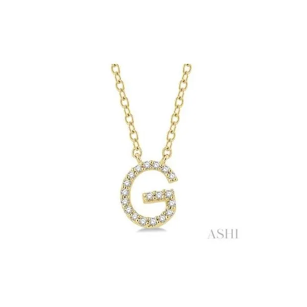 'G' Initial Diamond Pendant Barnett Jewelers Jacksonville, FL