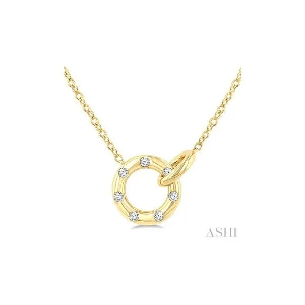 Diamond Circle Necklace Barnett Jewelers Jacksonville, FL