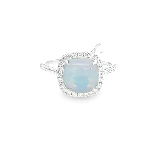 14KT Opal & Diamond Ring Barnett Jewelers Jacksonville, FL