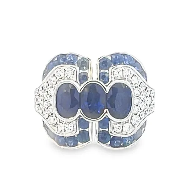 Diamond & Sapphire Ring Barnett Jewelers Jacksonville, FL