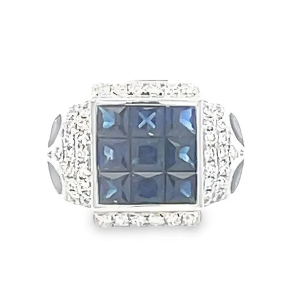 Diamond & Sapphire Ring Barnett Jewelers Jacksonville, FL