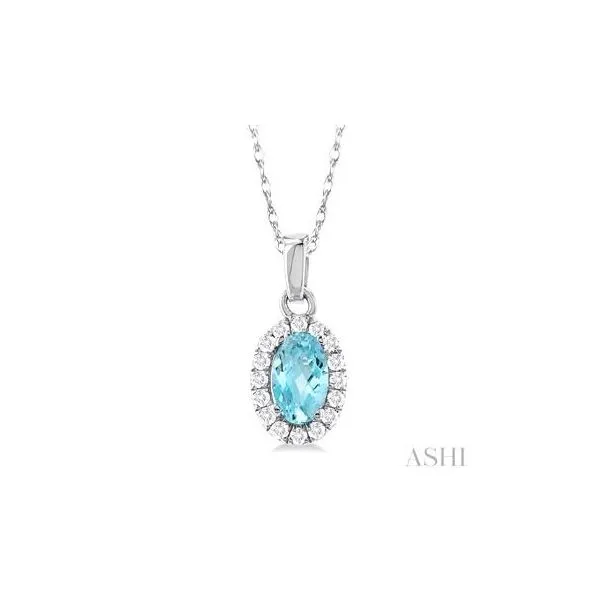 March Birthstone Necklace Barnett Jewelers Jacksonville, FL