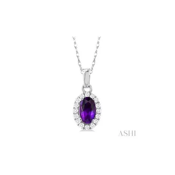 February Birthstone Necklace Barnett Jewelers Jacksonville, FL