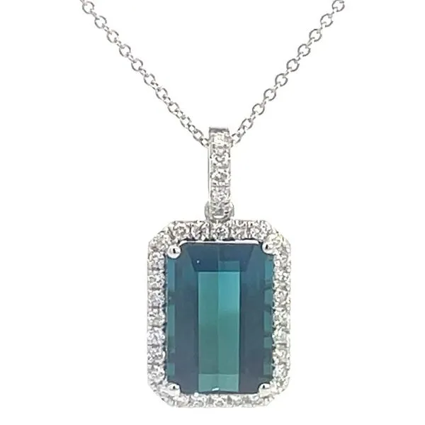 18KT Green Tourmaline Necklace Barnett Jewelers Jacksonville, FL
