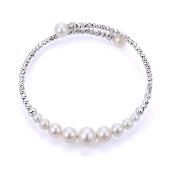Pearl Bead Cuff Bracelet Barnett Jewelers Jacksonville, FL