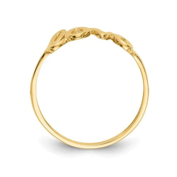 14k Polished Love Ring Image 2 Barnett Jewelers Jacksonville, FL
