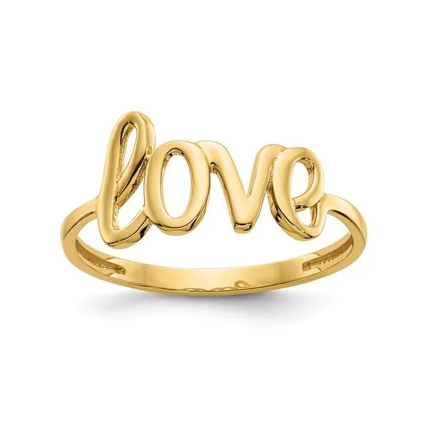 14k Polished Love Ring Barnett Jewelers Jacksonville, FL
