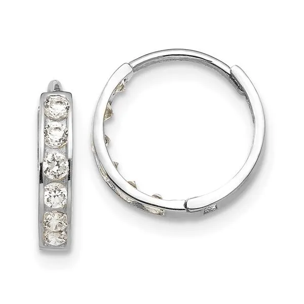 Cubic Zirconium Huggie Barnett Jewelers Jacksonville, FL
