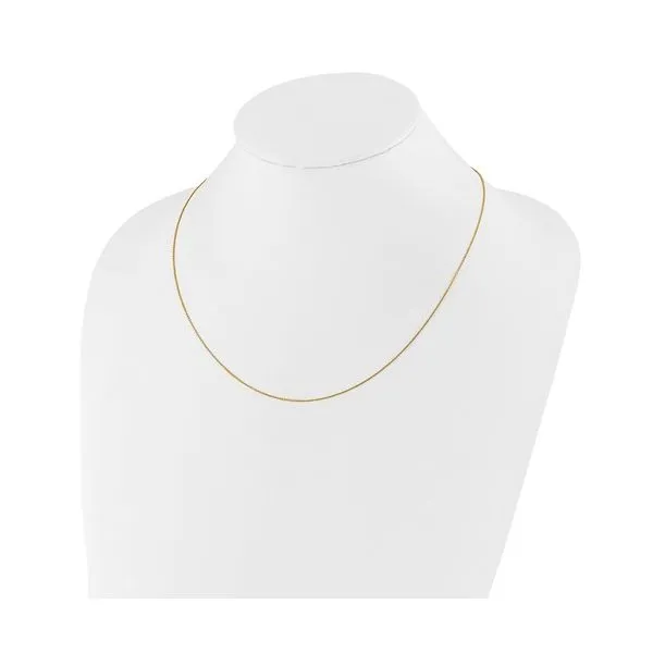 10K Yellow Gold Adjustable Chain Image 3 Barnett Jewelers Jacksonville, FL