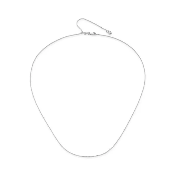 10K White Gold Box Chain Barnett Jewelers Jacksonville, FL